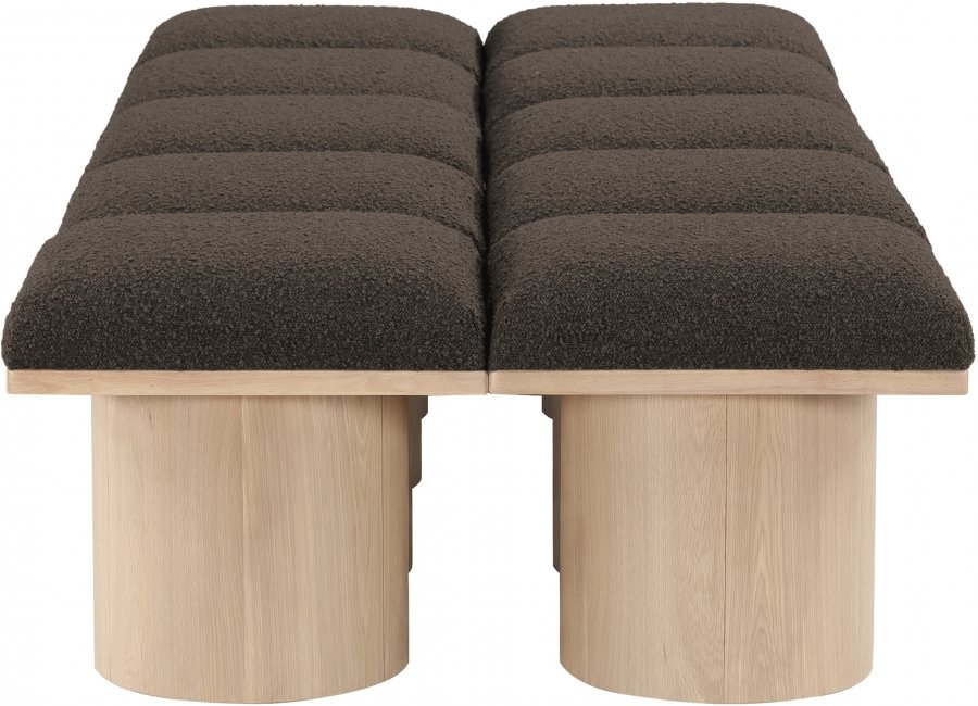 41023-3.jpg Pavilion Boucle Fabric Upholstered 10pc. Modular Bench - Image 4