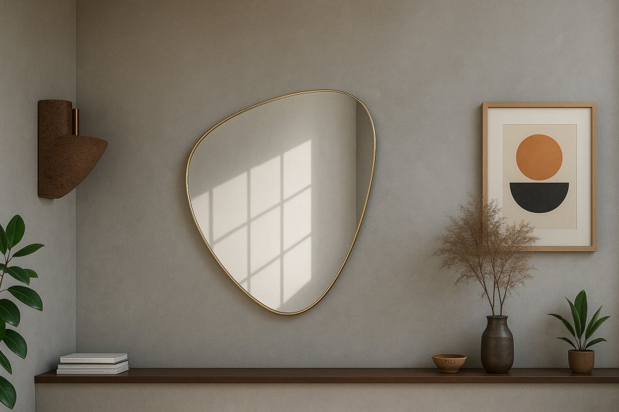 42128-1.jpg Finch Iron Frame Mirror - Image 2