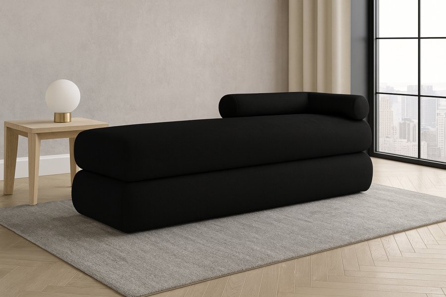 42766-1.jpg Kennedy Chenille Fabric Upholstered Bench - Image 2