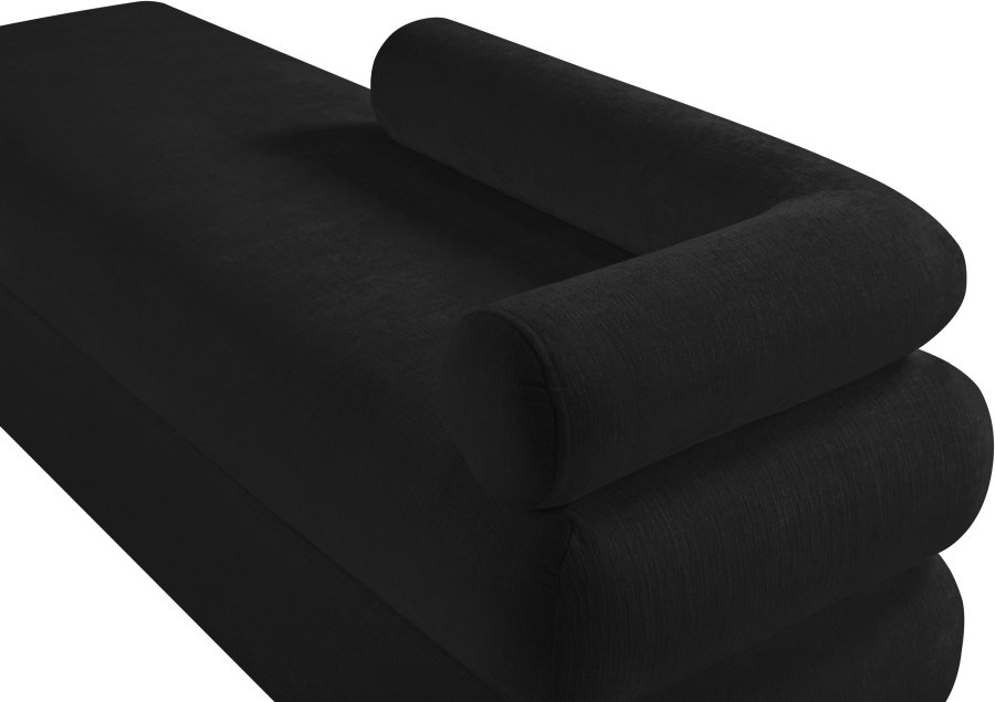 42766-8.jpg Kennedy Chenille Fabric Upholstered Bench - Image 9