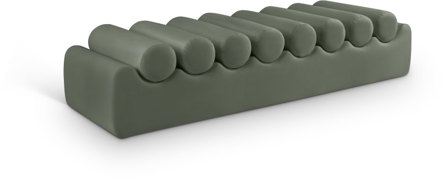 Rumble Vegan Leather Upholstered Bench