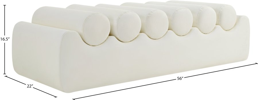44484_0.jpg Rumble Vegan Leather Upholstered Bench - Image 8