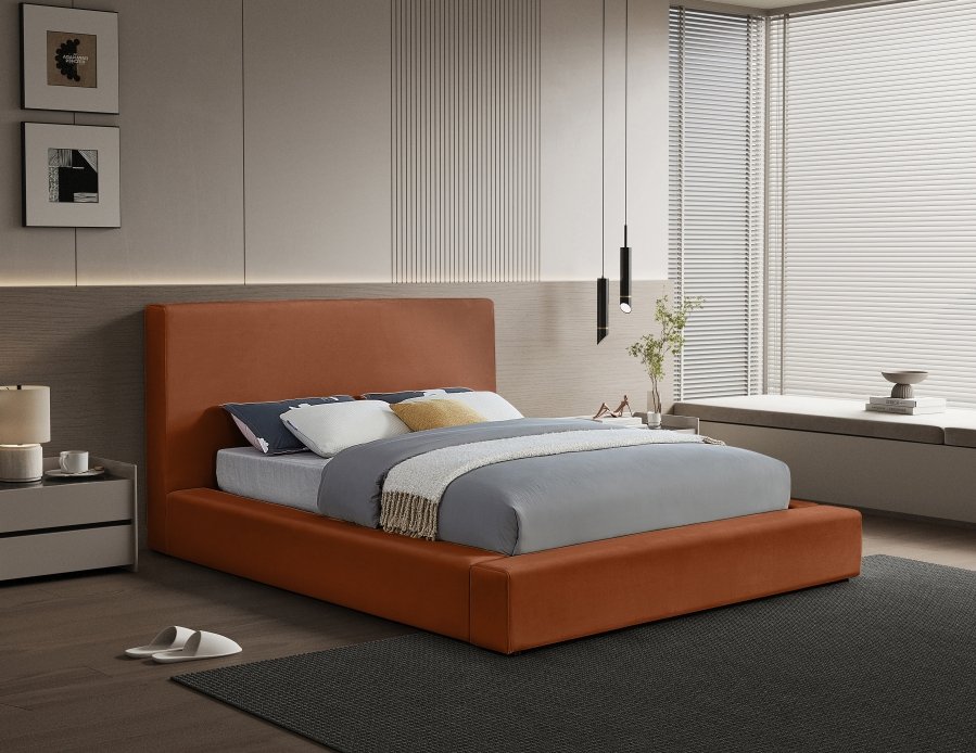 44734-1.jpg Dorian Velvet Upholstered Bed - Image 2