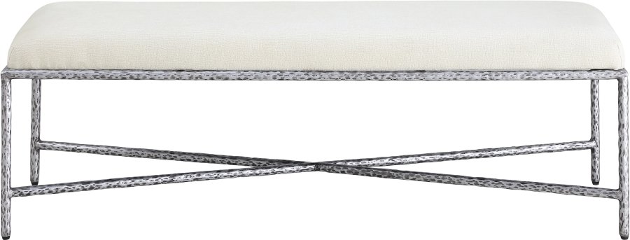 44979-2.jpg Valley Chenille Fabric Upholstered Bench - Image 3