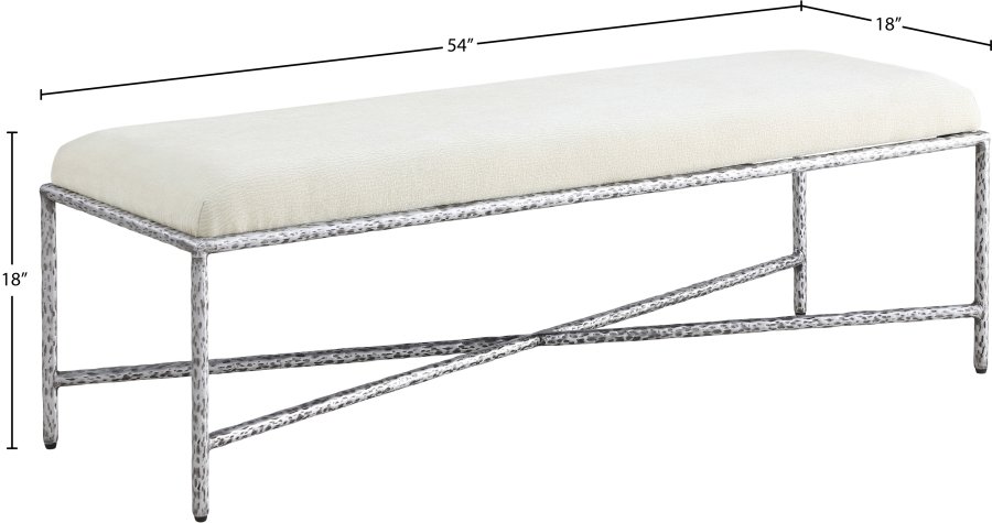 44979_0.jpg Valley Chenille Fabric Upholstered Bench - Image 6