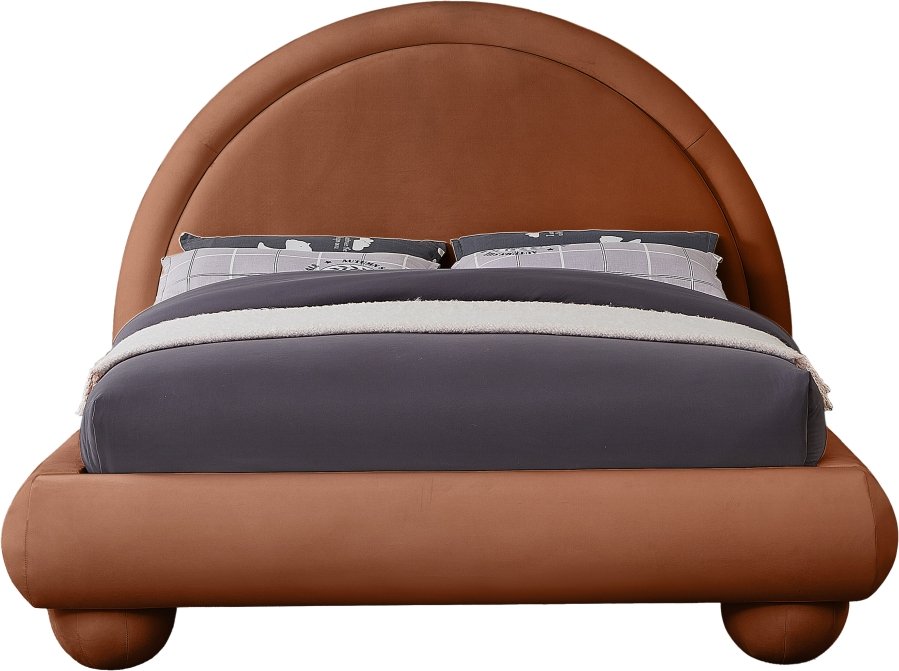 45074-2.jpg Madrid Velvet Upholstered Bed - Image 3