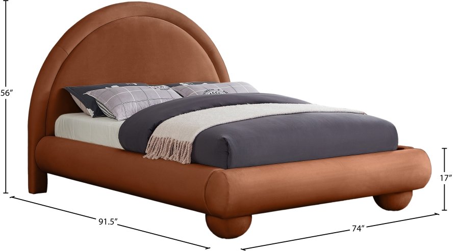 45074_0.jpg Madrid Velvet Upholstered Bed - Image 7