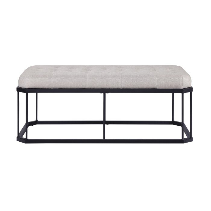 4552 BENCH, CHANNEL WATERFALL, WHITE BOUCLE