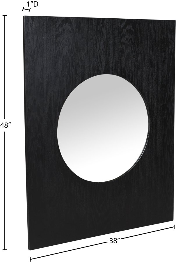 45862_0.jpg Optic Oak Wood Frame Mirror - Image 9
