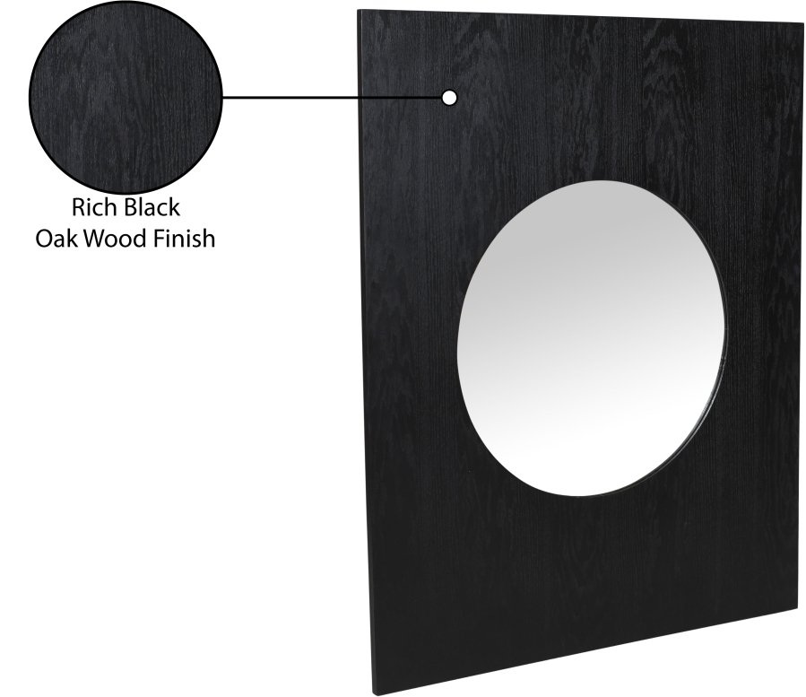 45862_00.jpg Optic Oak Wood Frame Mirror - Image 10