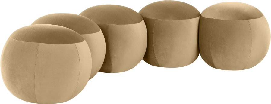 46156-2.jpg Apollo Velvet Upholstered Bench - Image 3