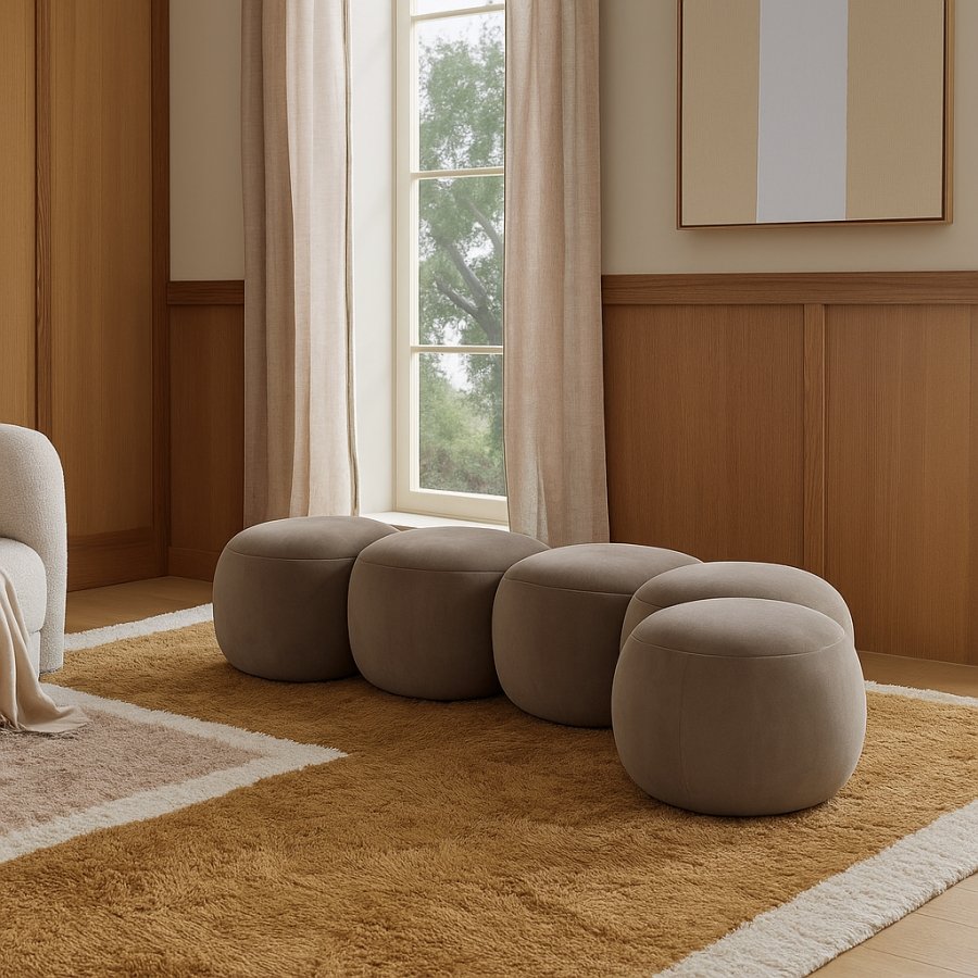 46161-1.jpg Apollo Velvet Upholstered Bench - Image 2