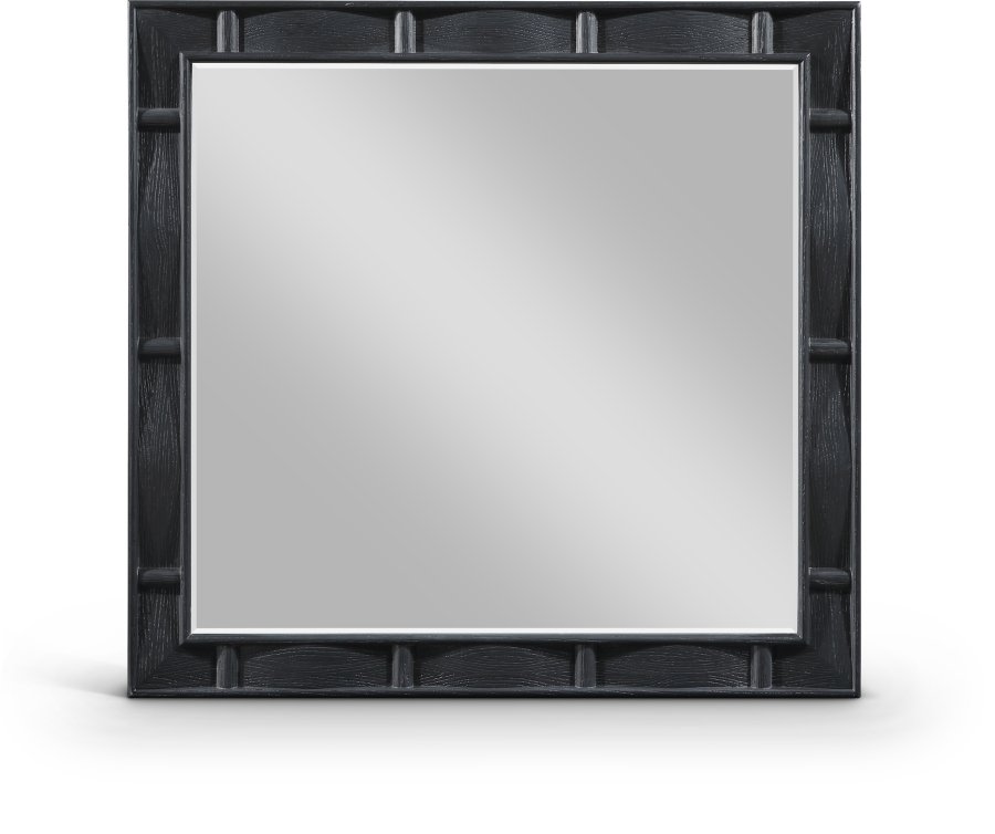 Weave Oak Veneer Mirror