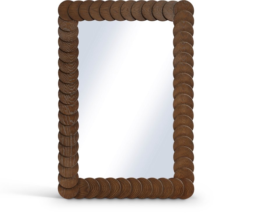 Revolve Oak Veneer Mirror