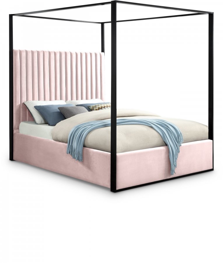 Jax Velvet Upholstered Bed