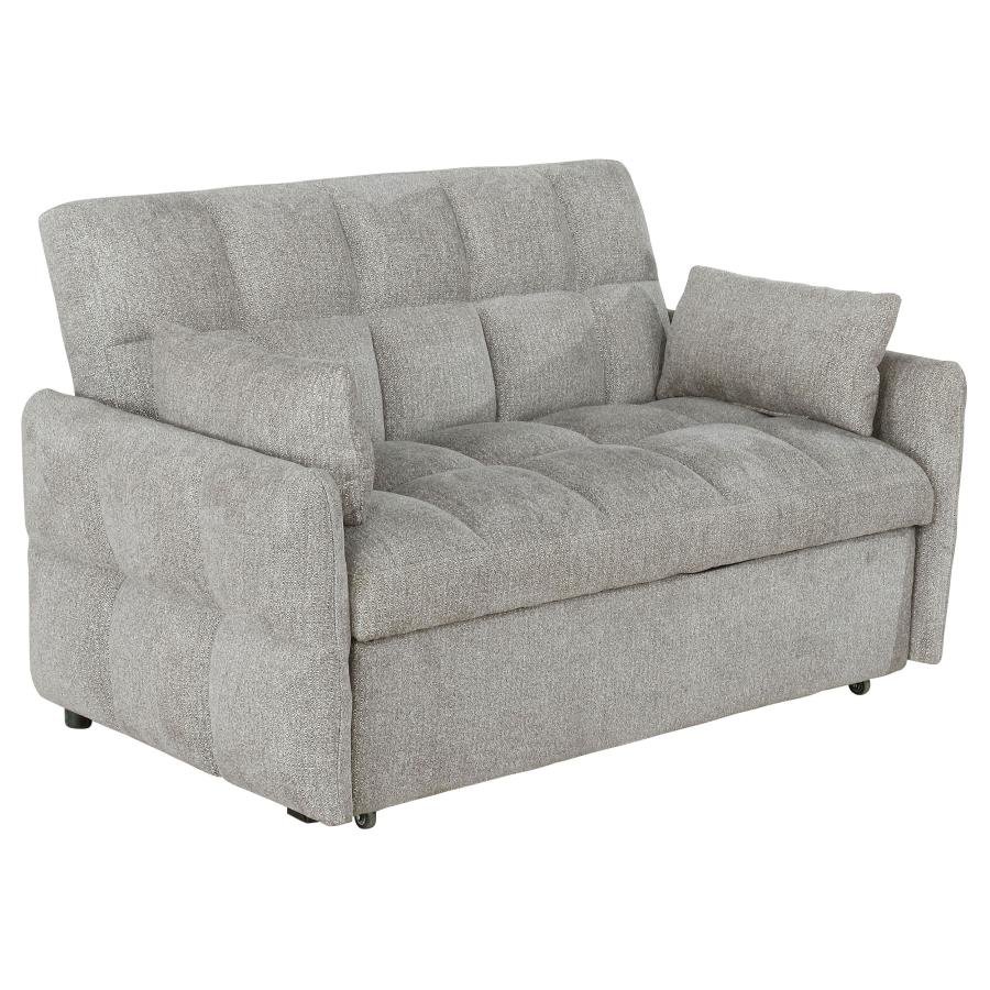 COTSWOLD UPHOLSTERED CONVERTIBLE SLEEPER SOFA BED LIGHT GREY