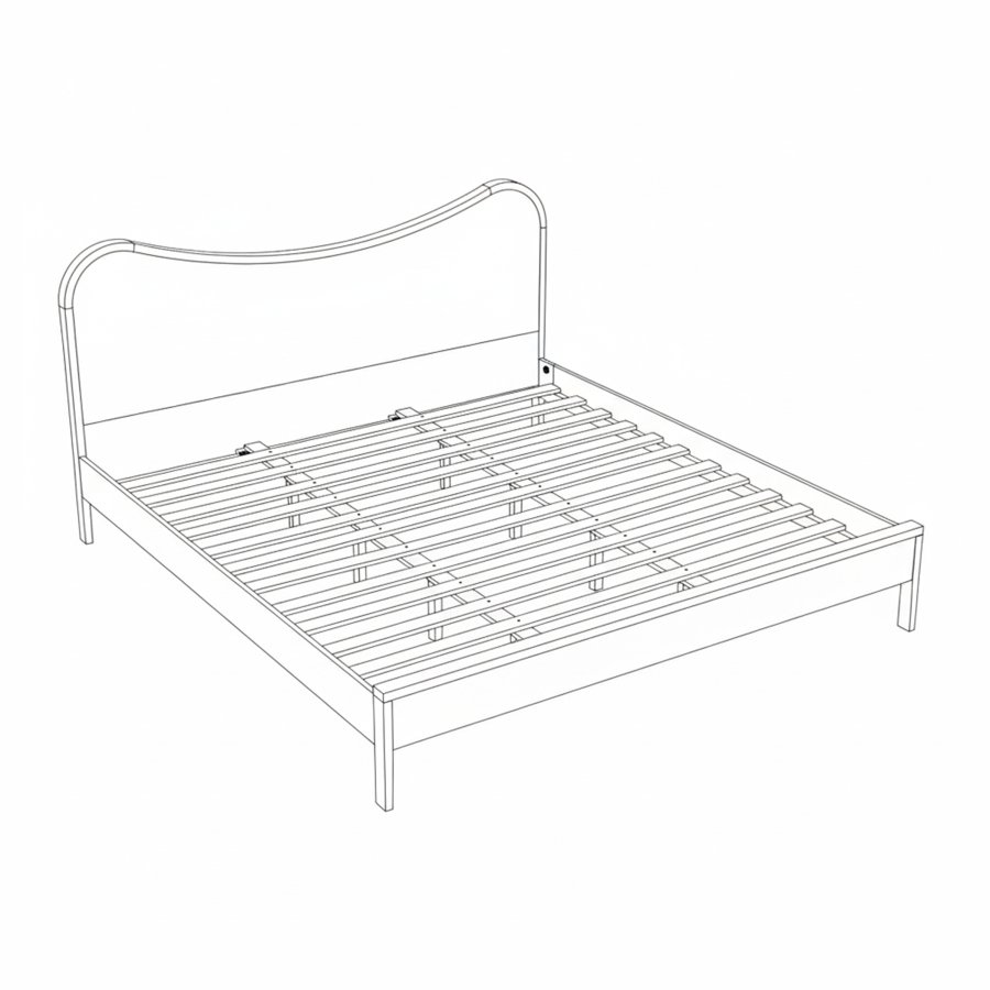 51642-5.jpg Windsor Solid Wood Bed - Image 6