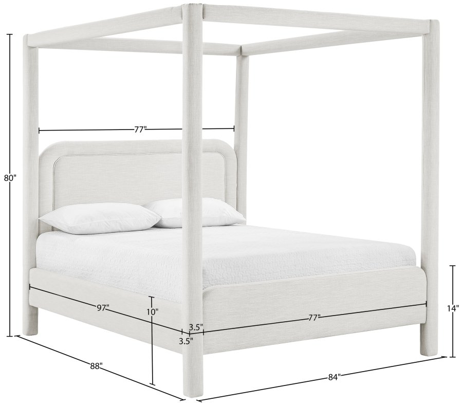 52939_0.jpg Salina Linen Textured Fabric Upholstered Bed - Image 10