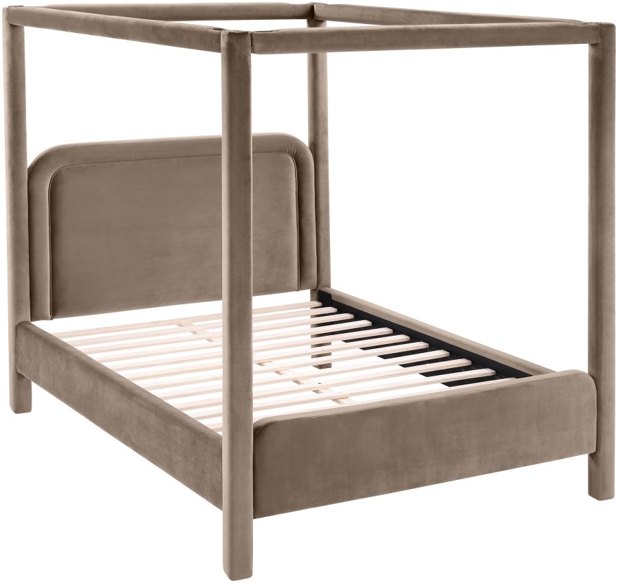 52999-5.jpg Salina Velvet Upholstered Bed - Image 6