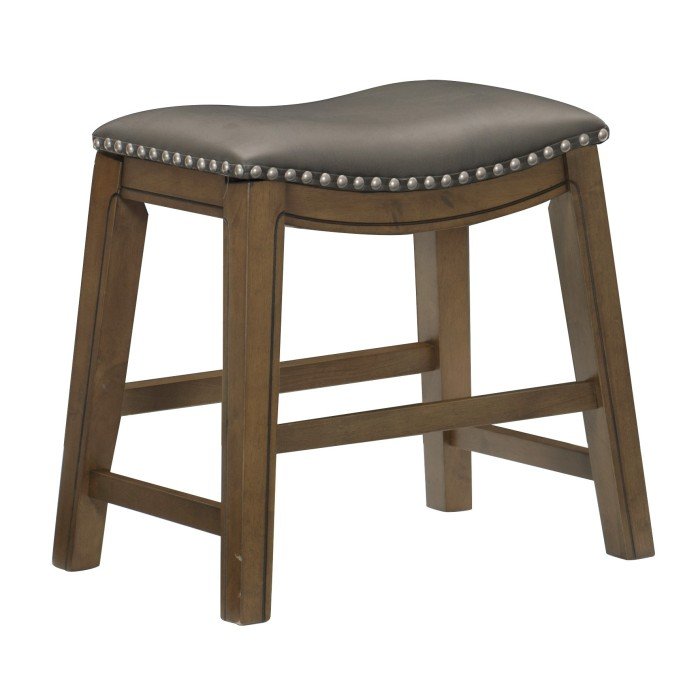 5682GRY18_Angle__l.jpg 5682GRY-18 18 Dining Stool, Gray - Image 2