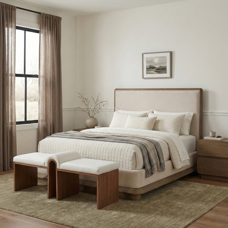 57627-1.jpg Adagio Fabric Upholstered Bed - Image 2