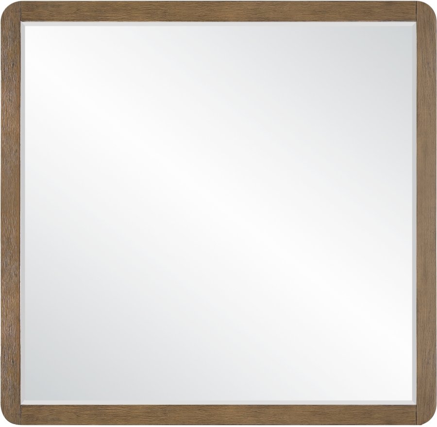 57628-1.jpg Adagio Solid Wood And Oak Veneer Framed Mirror - Image 2