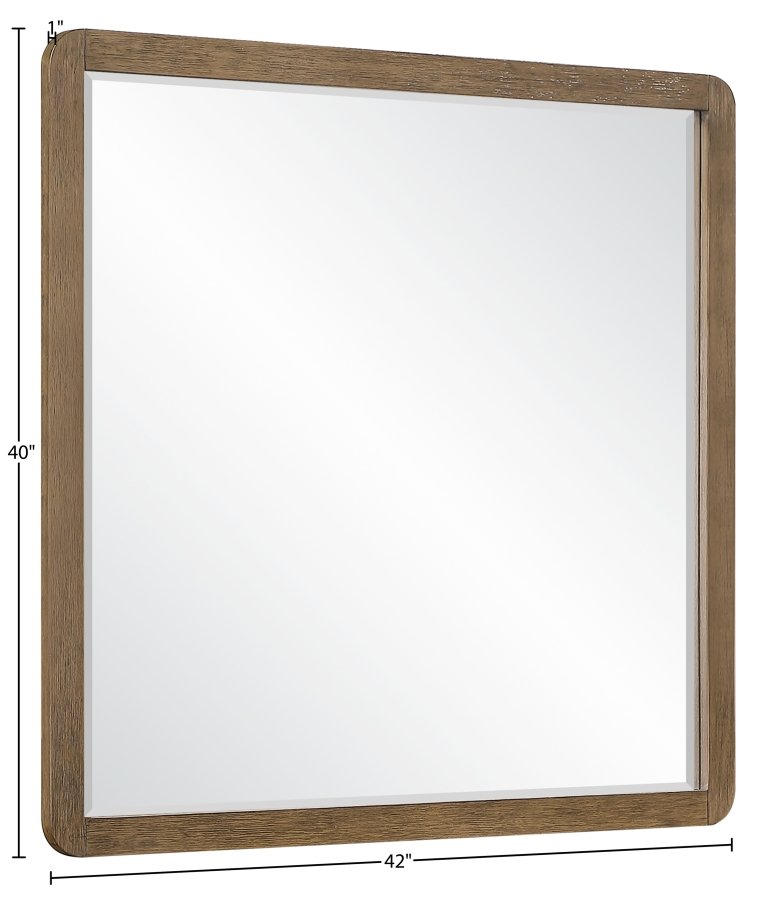 57628_0.jpg Adagio Solid Wood And Oak Veneer Framed Mirror - Image 7