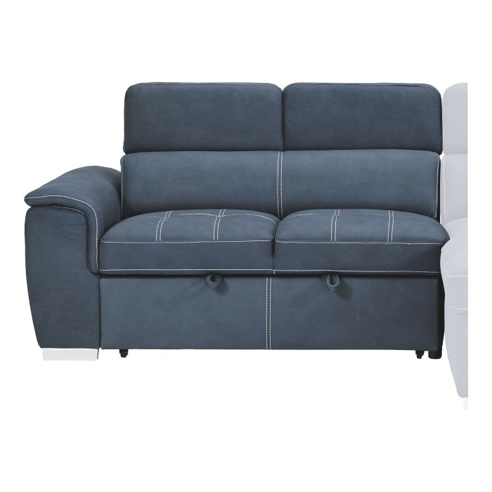 8228BU-L_noBGwp__l.jpg 8228BU* 2-Piece Sectional with Adjustable Headrests, Pull-out Bed and Right Chaise with Hidden Storage - Image 7