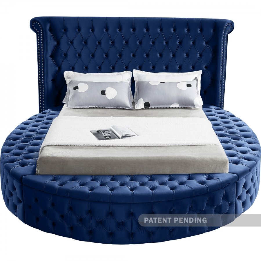 8302-4.jpg Luxus Velvet Upholstered Bed - Image 5