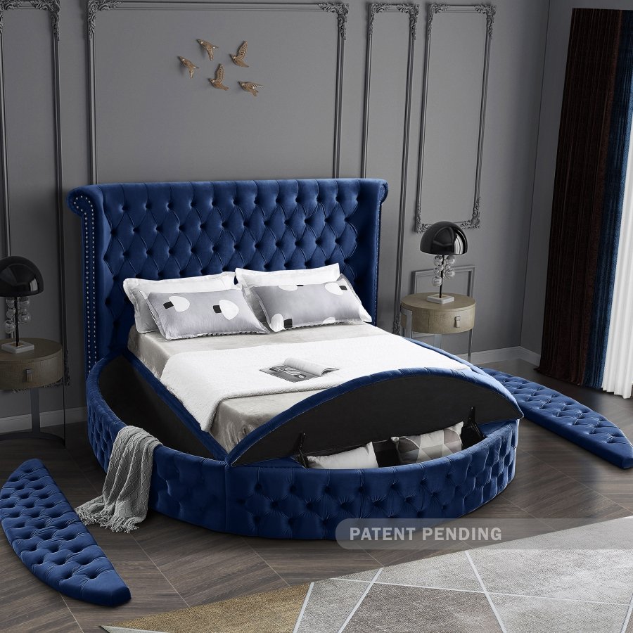 8302-7.jpg Luxus Velvet Upholstered Bed - Image 7