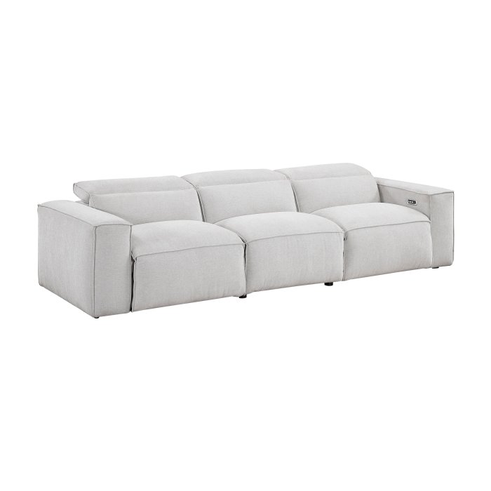 8414GRY-3_noBG_side_2__l.jpg 8414GRY-3PWH* Power Double Reclining Sofa with Power Headrests - Image 2