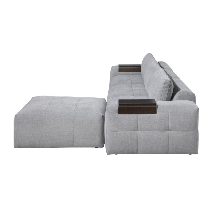 9155GY-41L1ROT_noBG_side_3__l.jpg 9155GY*41L1ROT 4-Piece Modular Sectional with Ottoman - Image 4
