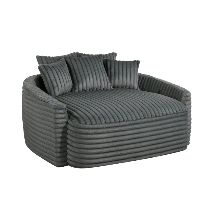 9539DGY-5_noBG___l-1.jpg 9539DGY-5* Oversized Chaise Lounge - Image 2