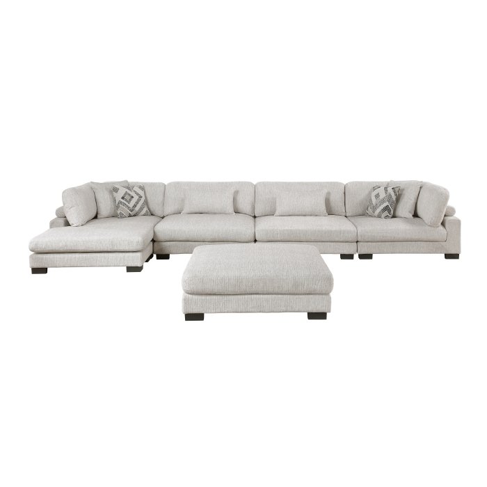 9555BEG_5CR2ACV__l-3.jpg 9555BEG*5CR2ACVCOT 5-Piece Modular Sectional with Chaise and Ottoman - Image 4