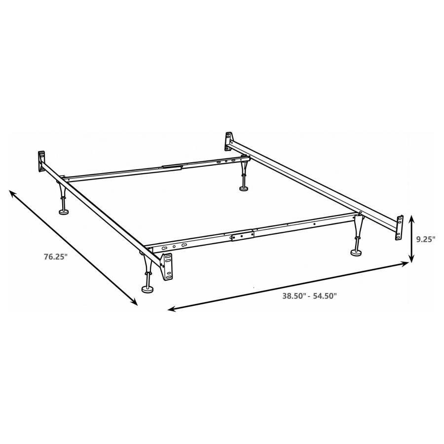 9602TF_2x900.jpg ESME TWIN OR FULL BED FRAME BLACK (HEADBOARD & FOOTBOARD) - Image 2