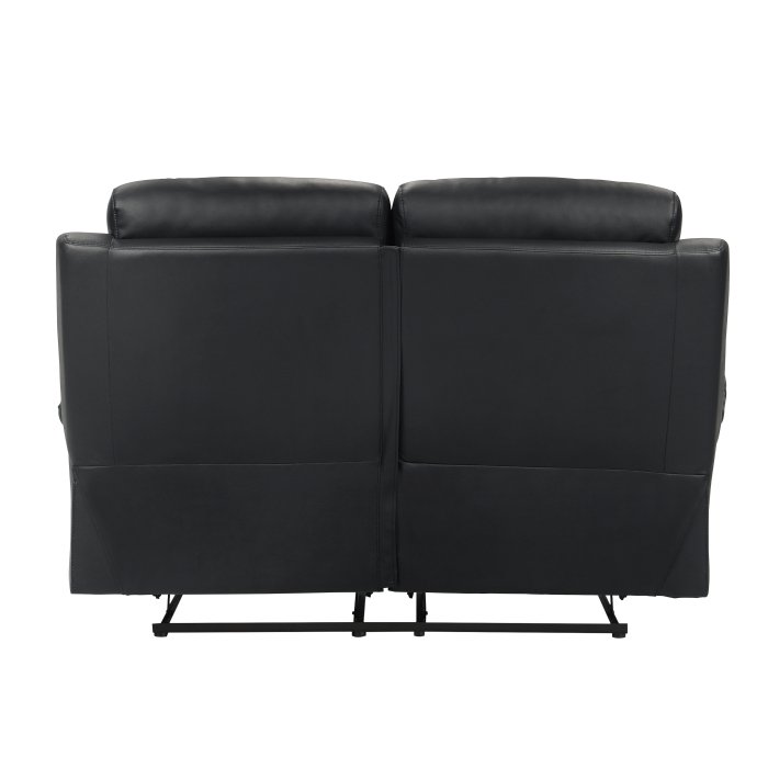 9628BLK-2_noBG___l-2.jpg 9628BLK-2 Double Reclining Love Seat - Image 3