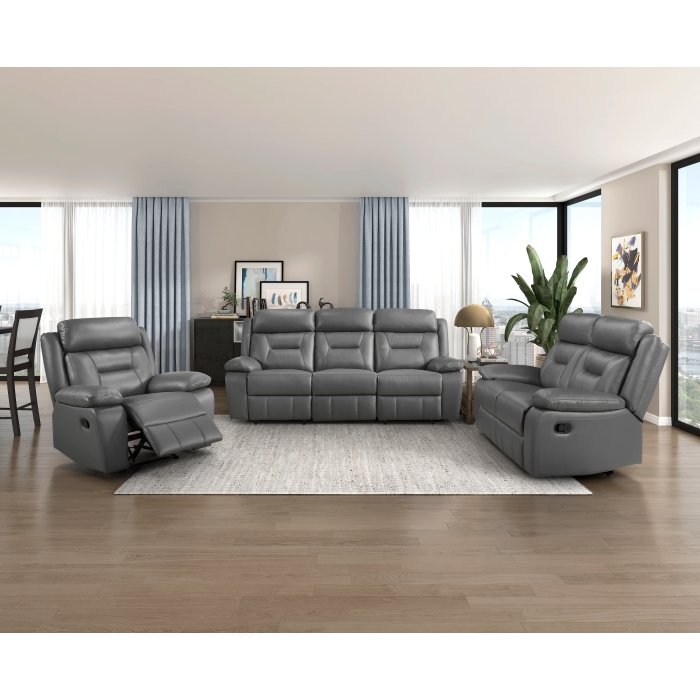 9629DGY-39629DG__l-1.jpg 9629DGY-2 Double Reclining Love Seat - Image 6