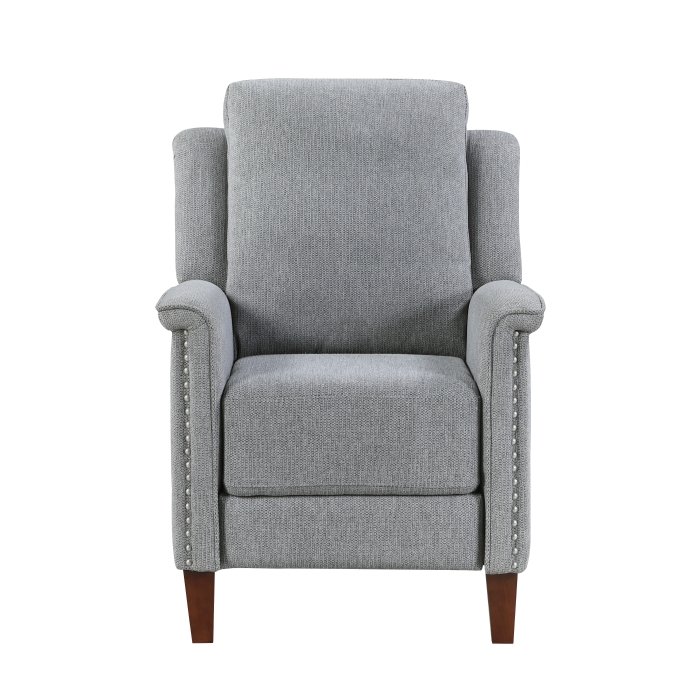9657GY-1PB Push Back Reclining Chair