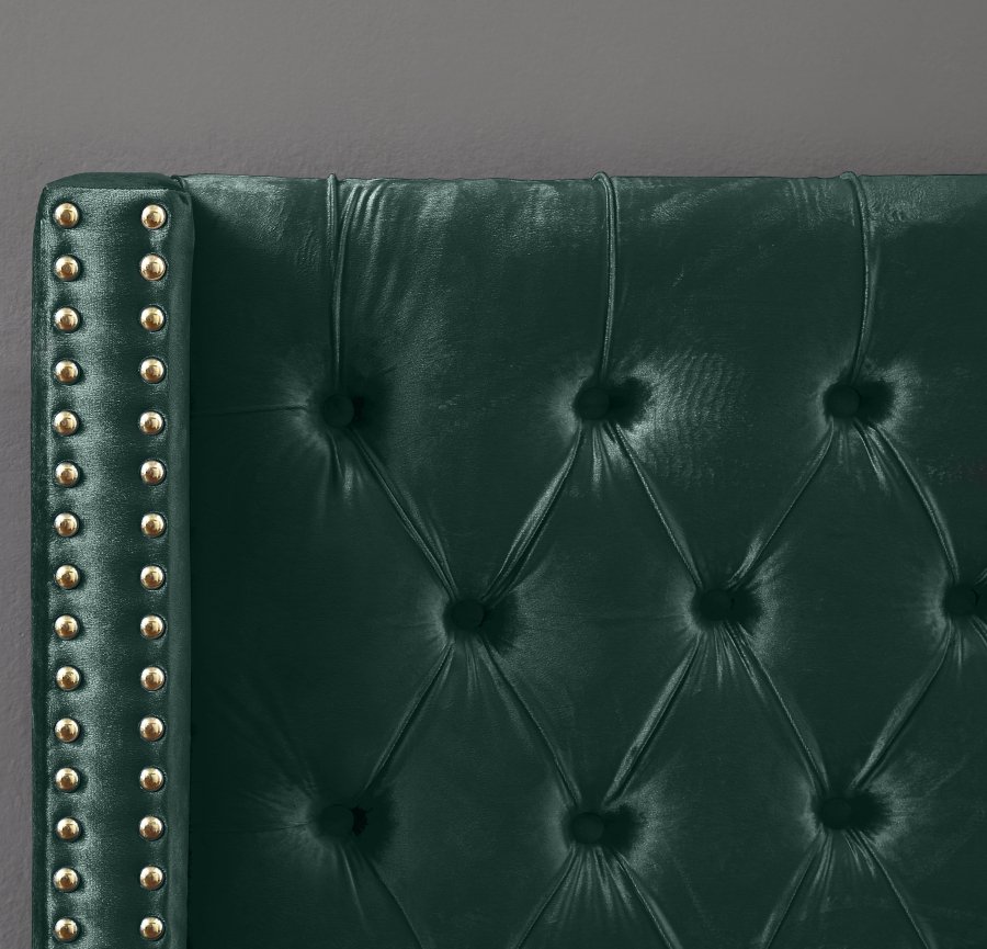 9723-6.jpg Barolo Velvet Upholstered Bed - Image 7