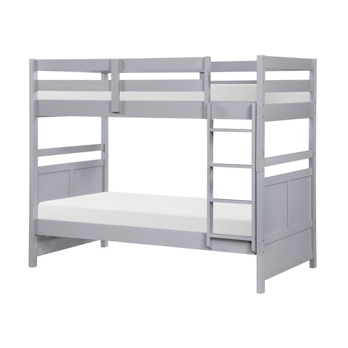B2024GY-1* Twin/Twin Bunk Bed