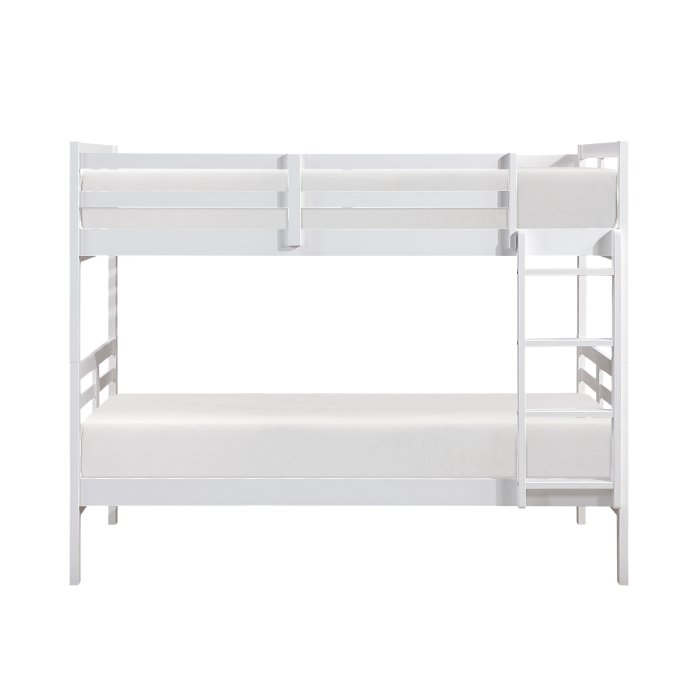 B2026WH-1_noBG_front_2__l.jpg B2026WH-1* Twin/Twin Bunk Bed - Image 2