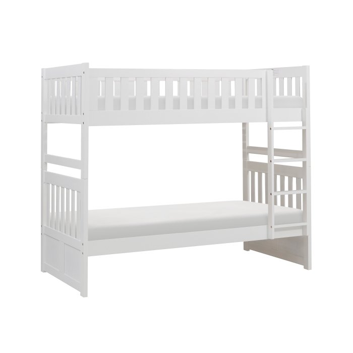 B2053W-1* Twin/Twin Bunk Bed