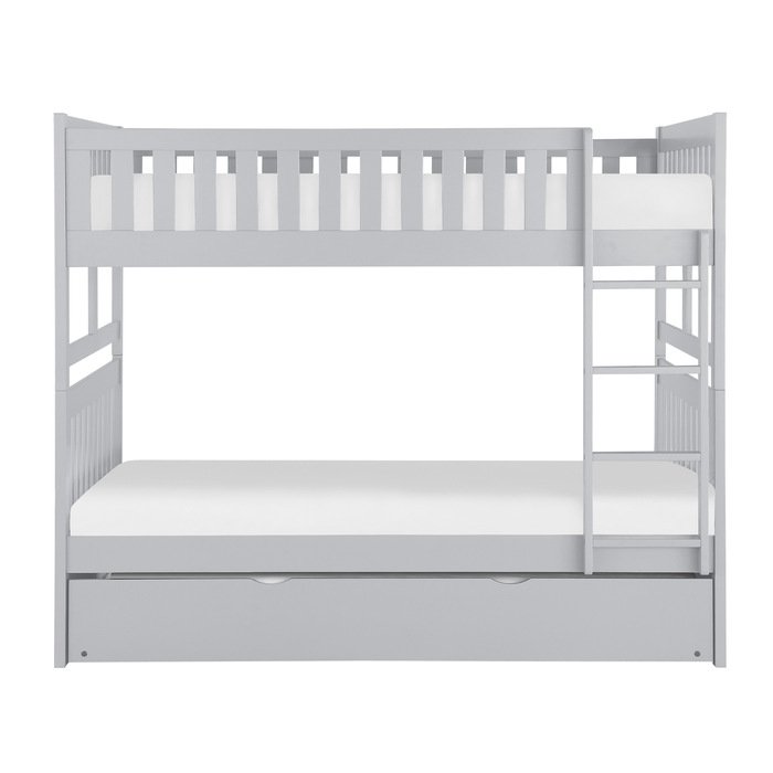 B2063FF-1*R Full/Full Bunk Bed with Twin Trundle