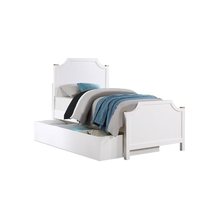 BHE5006-39-NEW*TR 39? Platform Bed with Bottom Trundle/Storage