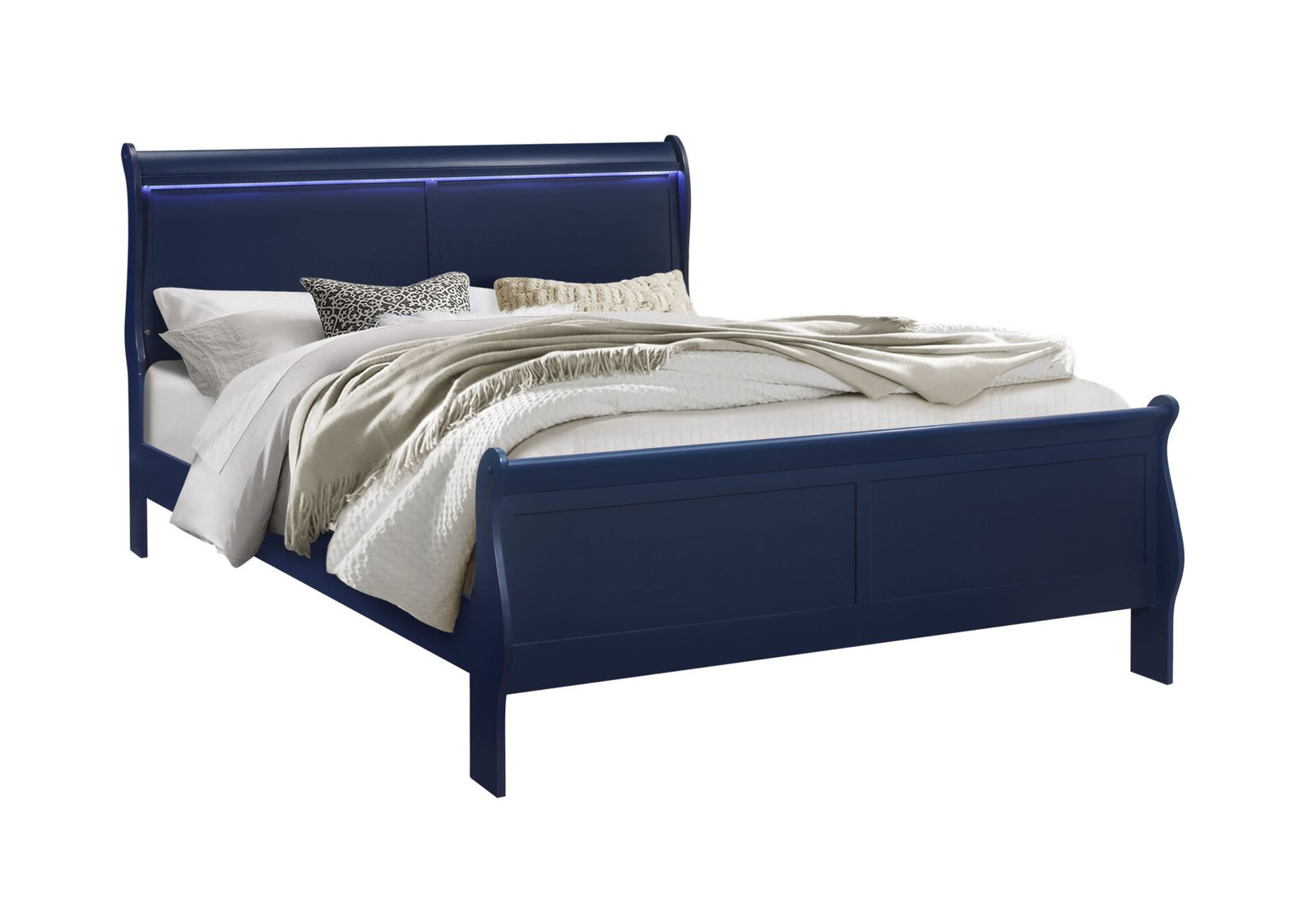Charlie-Blue-King-Bed-2-1.jpg CHARLIE BLUE KING BED GROUP WITH LED - Image 3