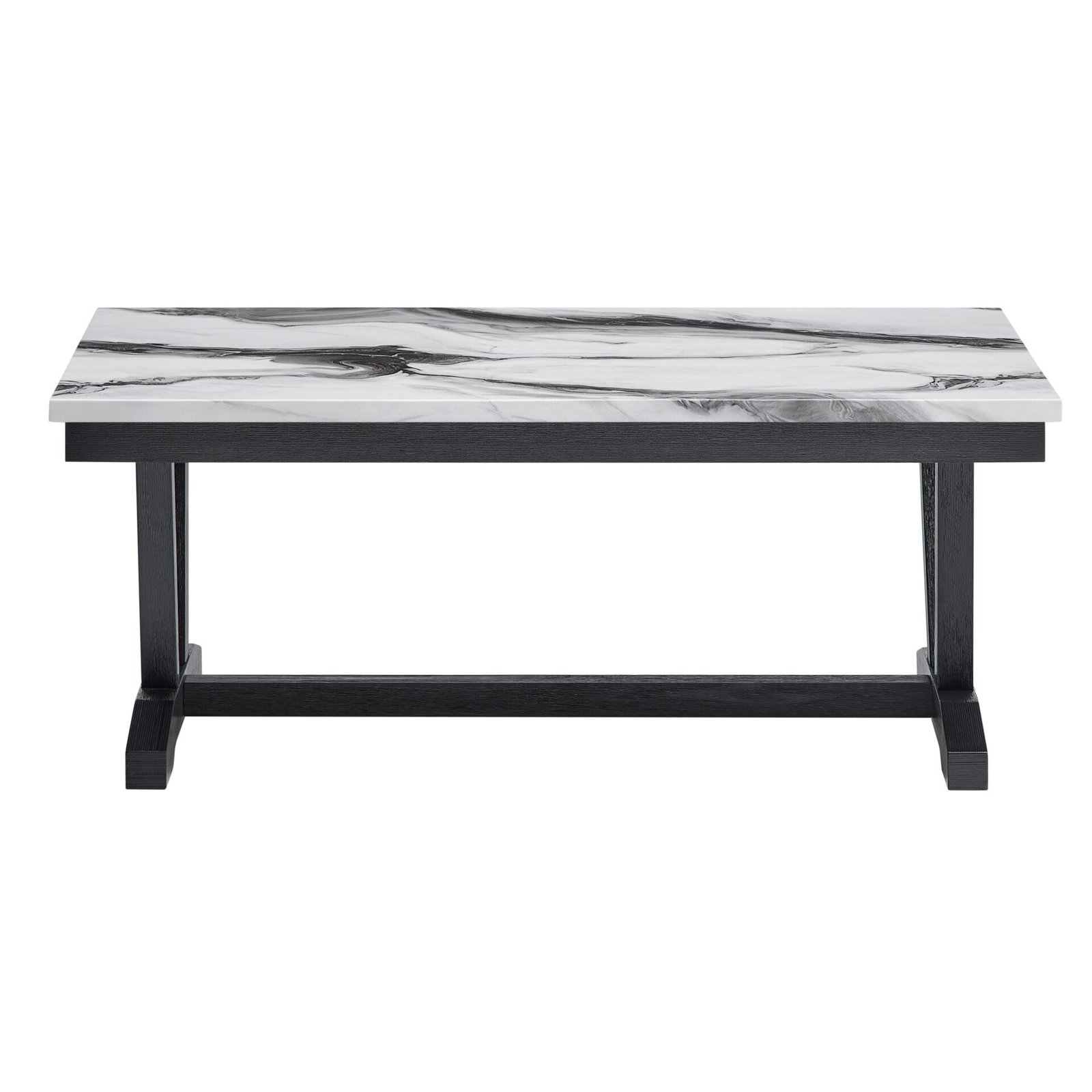 T1319 BLK/WHT COFFEE TABLE