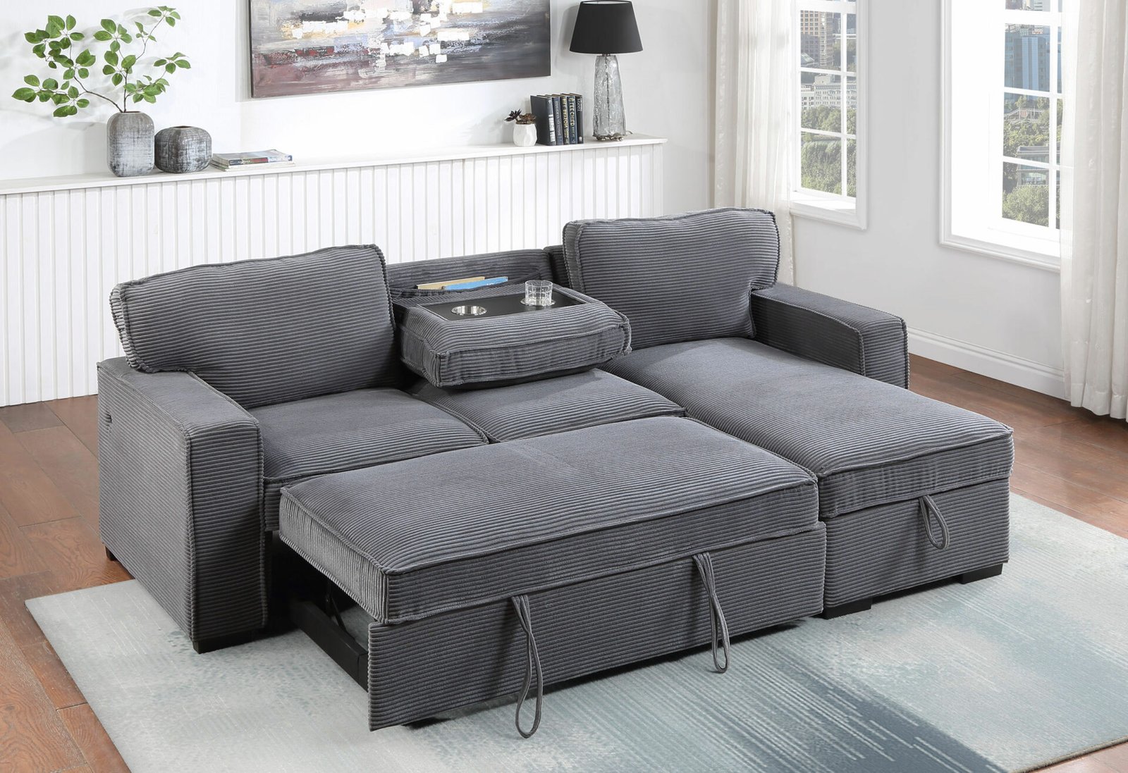 U0203-REV-LIGHT-GREY-RSC-2-1.jpg U0203 LIGHT GREY REVERSIBLE SOFA BED - Image 3