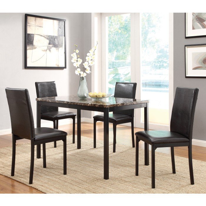 b70e19600d9e4ff98a015c5cf418794e.jpg 2601-48 Dining Table, Faux Marble Top - Image 2